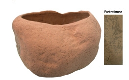 Pflanzgefäß aus Terrakotta, Maße: 38x37x