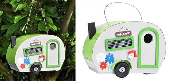 Vogelnisthaus Wohnwagen