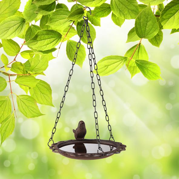 Vogeltränke aus Gusseisen