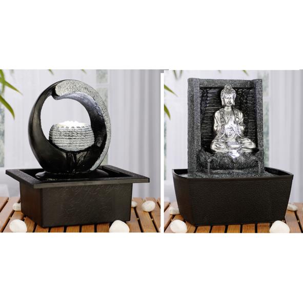 Zimmerbrunnen mit LED Beleuchtung