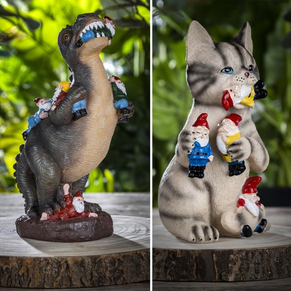 Mixkarton, Dekofigur, Dino / Katze