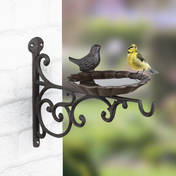 Vogeltränke aus Gusseisen