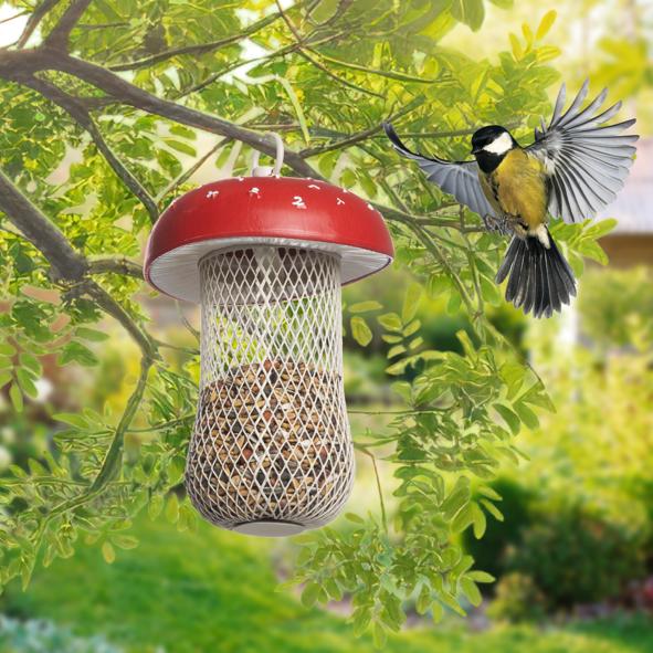 Vogelfutterstation "Fliegenpilz"