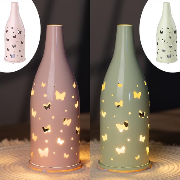 LED Flaschenlicht mit Schmetterlingsdesign