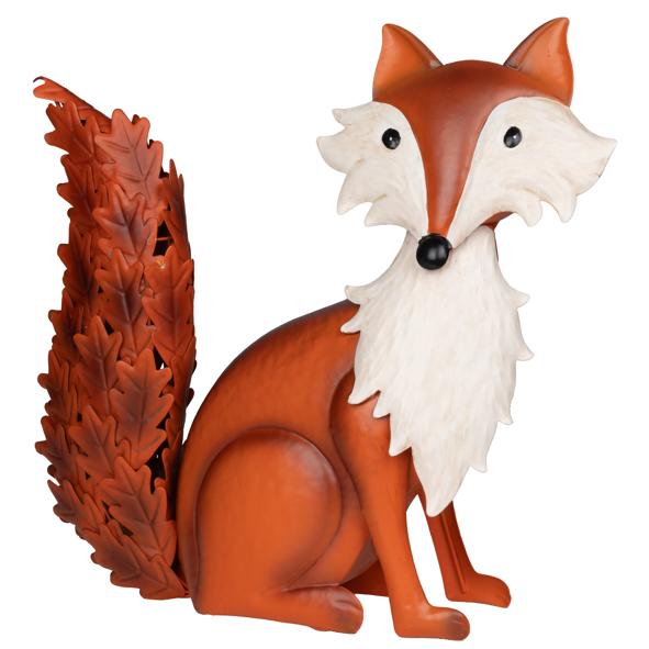 Fuchs Dekofigur aus Metall