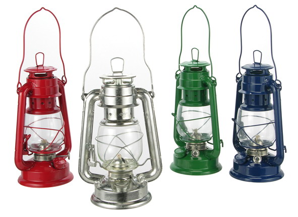 Sturmlaterne in 4 verschiedenen Farben