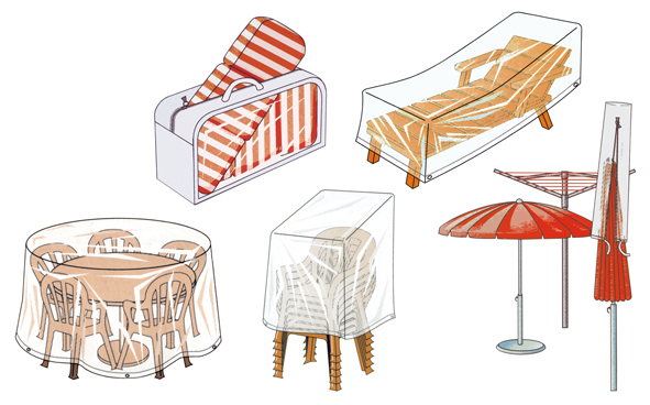 Gartenmöbel-Abdeckungen 20 tlg.