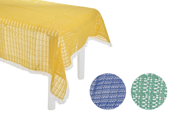 Tischdecke aus aufgeschäumten PVC