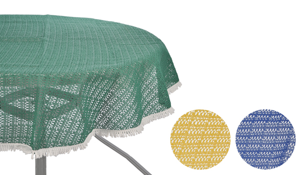 Tischdecke aus aufgeschäumten PVC