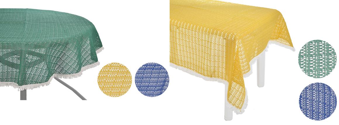 Tischdecken aus aufgeschäumten PVC,