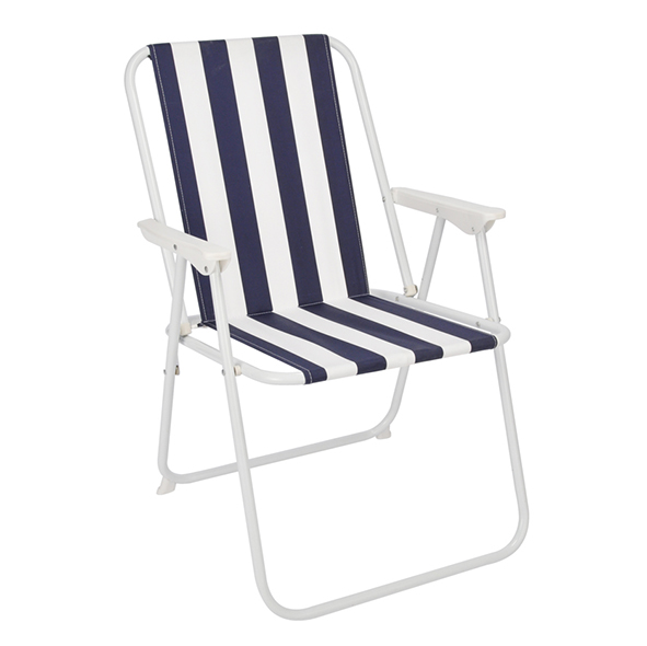 Klappstuhl mit Stahlrahmen