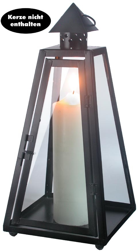 Sturmlaterne Pyramide aus Metall