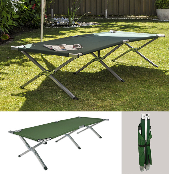 Feldbett Alu-/Stahlgestänge