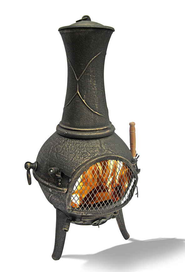 Terrassen Ofen aus Gusseisen