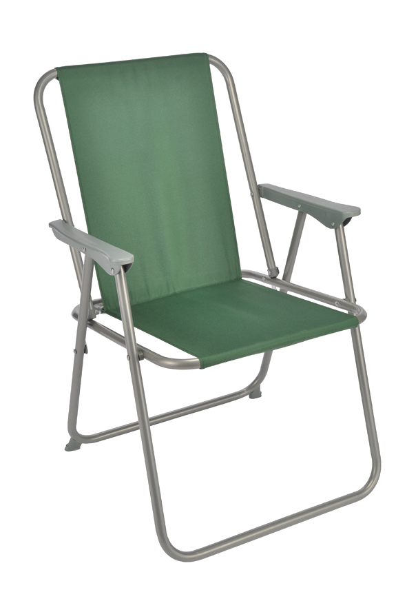 Klappstuhl mit Stahlrahmen