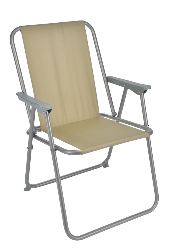 Klappstuhl mit Stahlrahmen