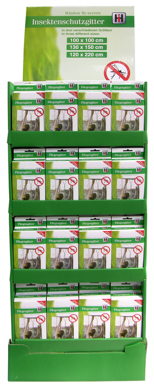 Fliegengitterschutz-Display 116tlg