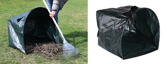 Gartenabfallsack mit Kehrkante