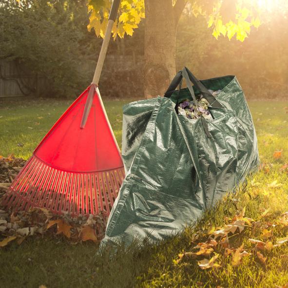 2 in 1 Laubplane und Laubtasche