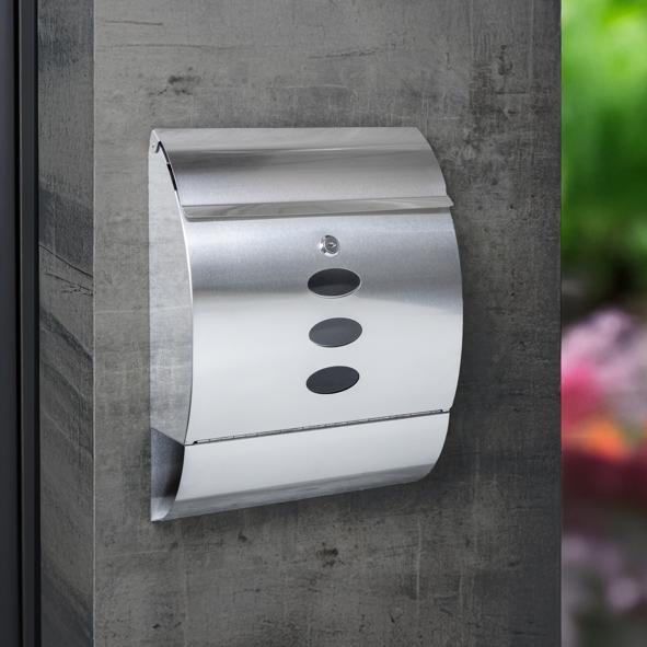 Briefkasten aus Edelstahl 18/8