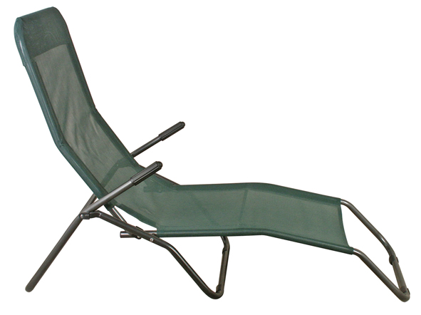 Saunaliege mit Textilbezug