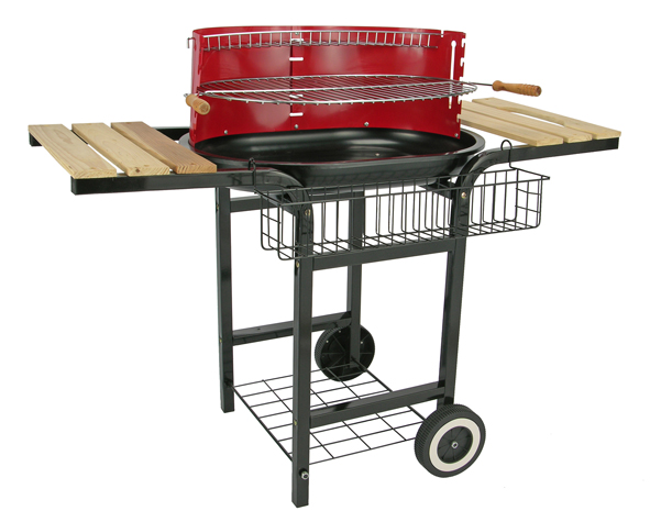 Grillwagen auf zwei Rädern,einem Ablage-