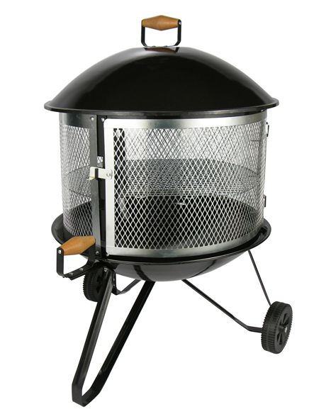 Grillwagen mit Deckel und Rundum-Vergit-