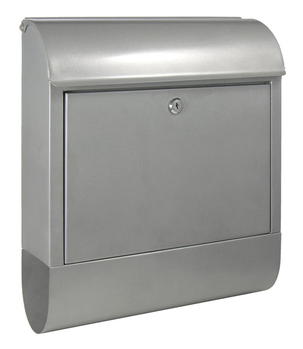 Briefkasten aus Metall in mattem Design