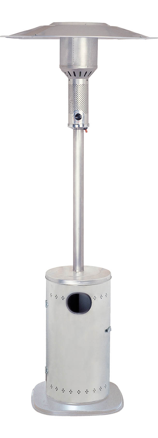 Terrassenheizer aus Edelstahl, mit 1,5 m