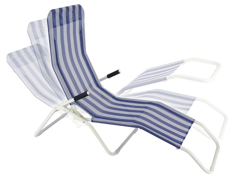 Saunaliege mit Textilbezug