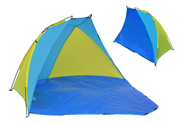 Strandmuschel mit ausklappbarem Boden