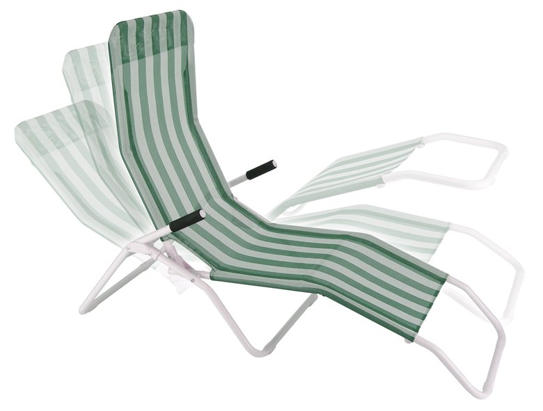 Saunaliege mit Textilbezug