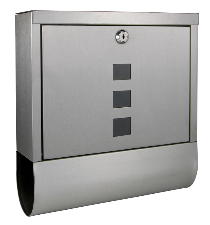 Briefkasten aus Edelstahl 18/8