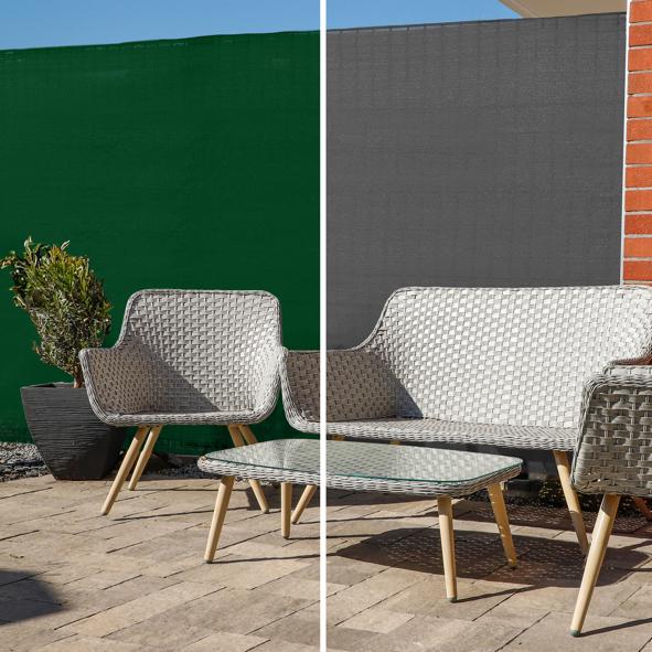 Mischkarton Zaunsichtschutz