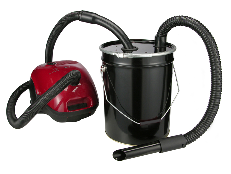 Ascheauffangbehälter für den Staub-