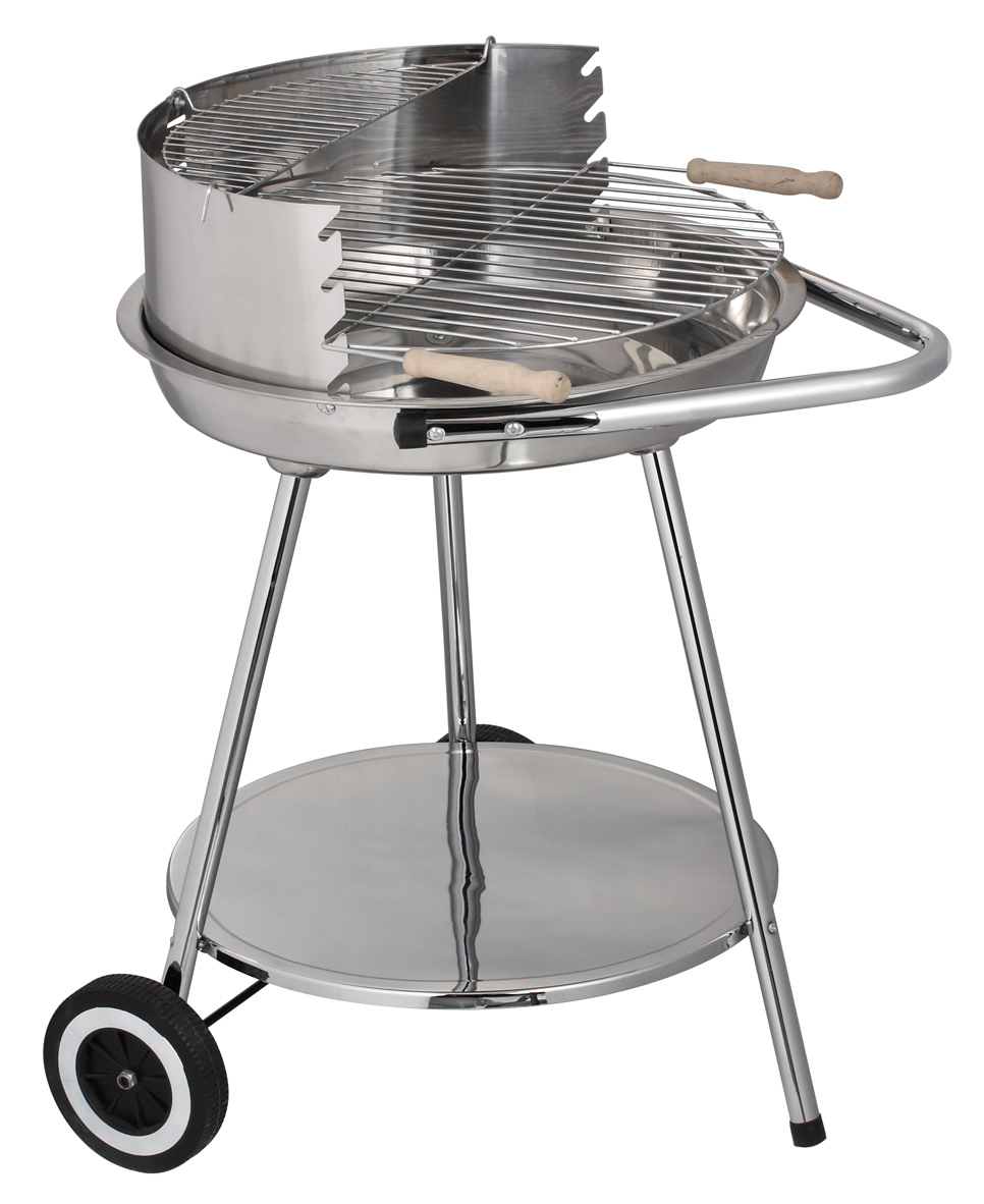 Runder Edelstahlgrill