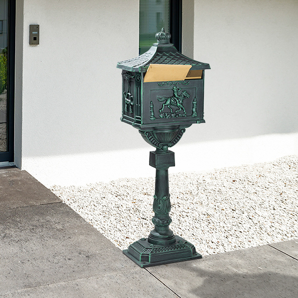 Standbriefkasten aus Aluminium