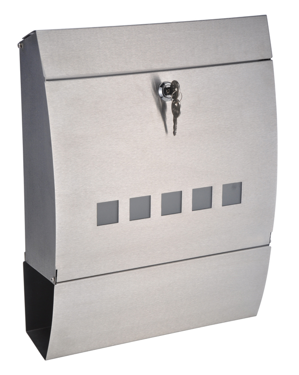 Briefkasten aus Edelstahl 18/8