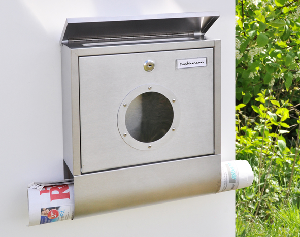 Briefkasten aus Edelstahl 18/0