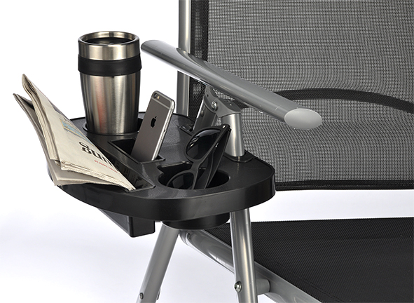 Seitentisch für Campingstuhl