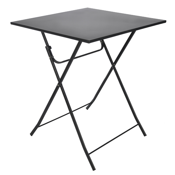 Bistrotisch aus Stahl, klappbar, Farbe: anthrazit
