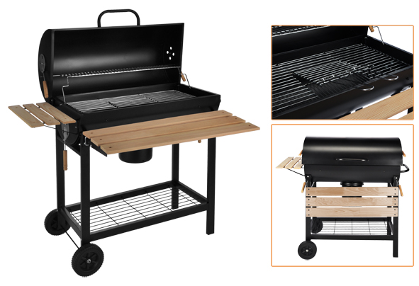 Grillwagen mit Ascheauffangbehälter