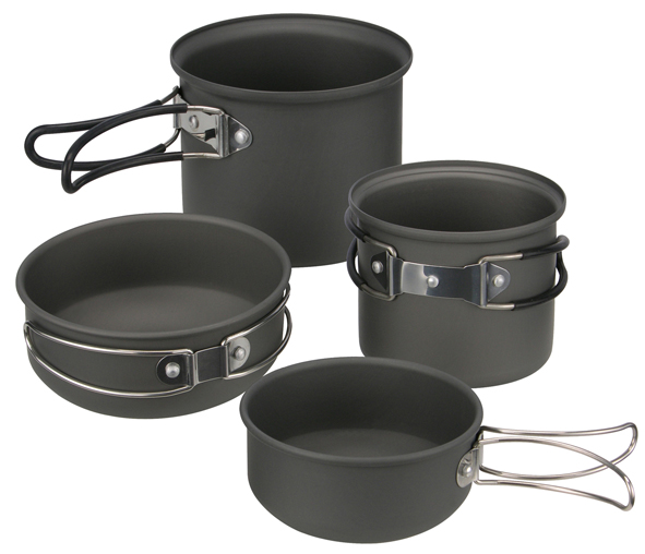 Camping-Koch-Geschirr 4 tlg.