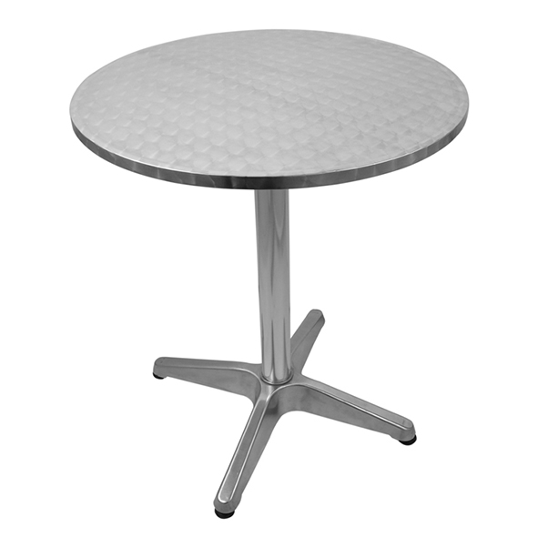 Alu-Bistro-Tisch rund