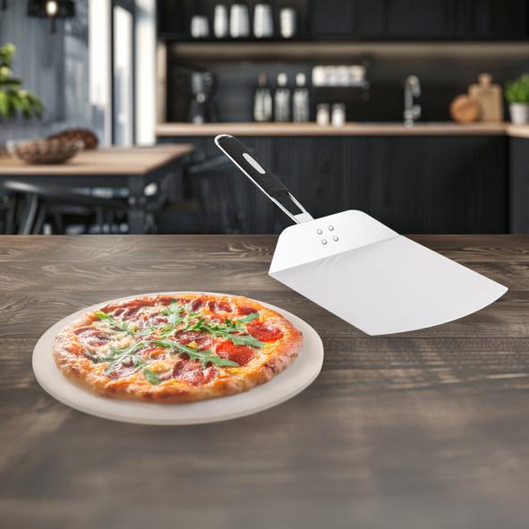 Pizza-Backstein mit Pizzaheber