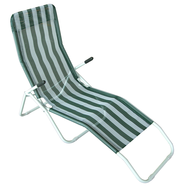 Saunaliege mit Textilbezug