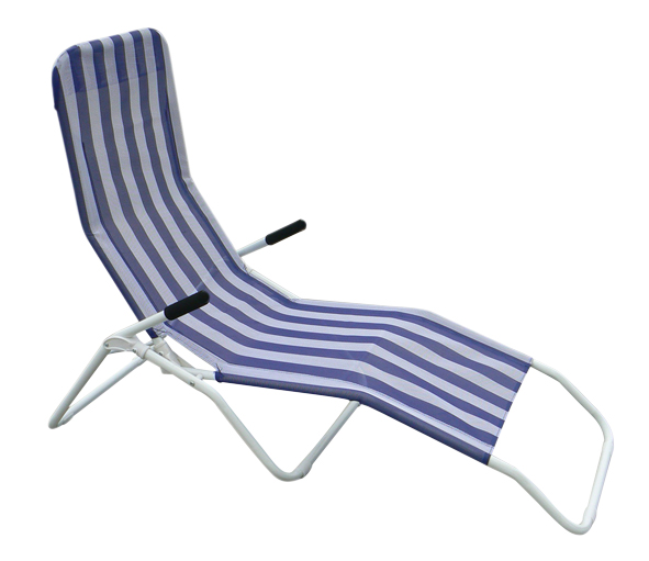 Saunaliege mit Textilbezug