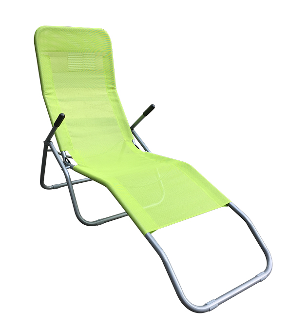 Saunaliege mit Textilbezug