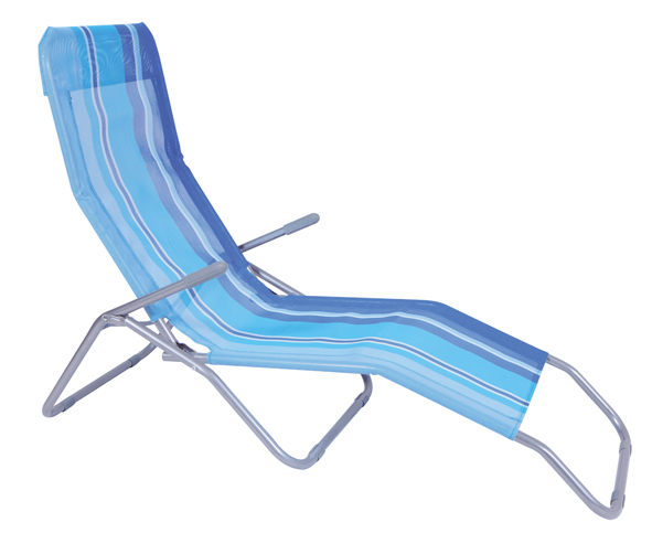 Saunaliege mit Textilbezug