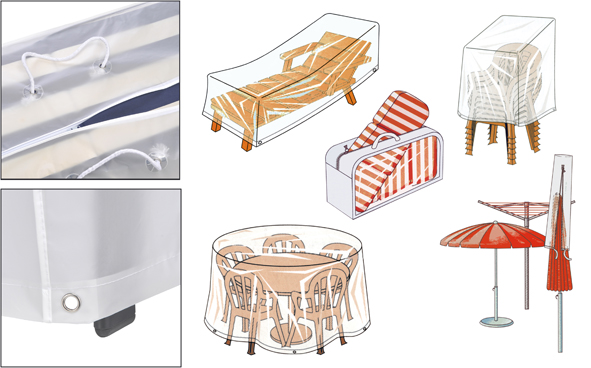 Campingmöbel-Abdeckungen 26 tlg.